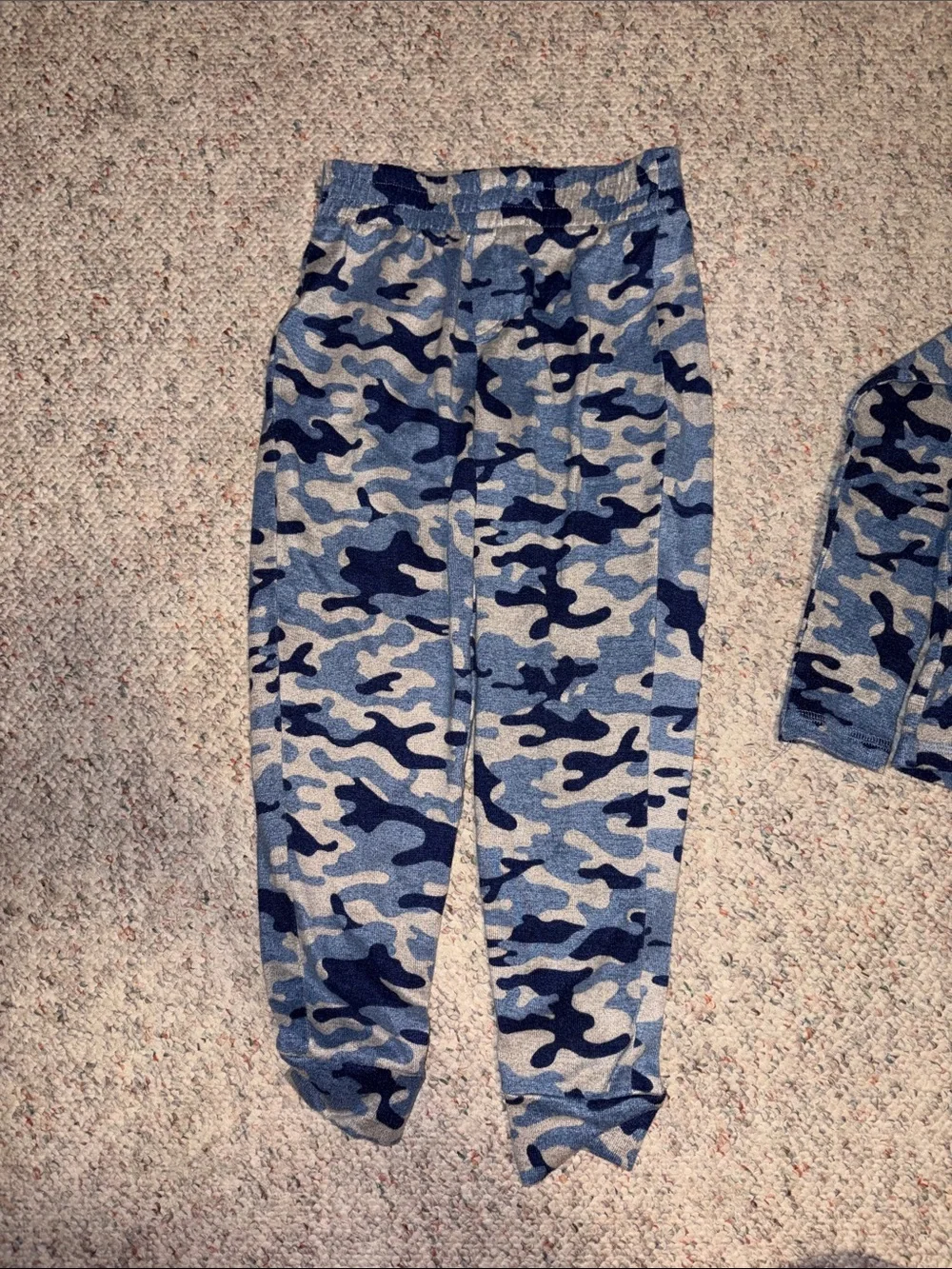 Blue Camo Kids Pajama Set